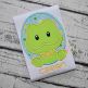 Oval Frog Boy Applique | Machine Embroidery Designs by JuJu
