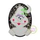 Oval Ghost Girl Applique | Machine Embroidery Designs by JuJu