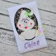 Oval Ghost Girl Applique | Machine Embroidery Designs by JuJu