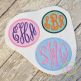 Oval Monogram Frame Applique | Machine Embroidery Designs by JuJu