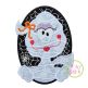 Oval Mummy Girl Applique | Machine Embroidery Designs by JuJu