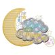 Over the Moon Applique | Machine Embroidery Designs by JuJu