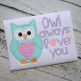 Owl Always Love You 2 Applique | Machine Embroidery Designs by JuJu