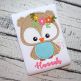 Owl Flowers Applique | Machine Embroidery Designs by JuJu