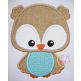 Owl Flowers Applique | Machine Embroidery Designs by JuJu