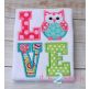 Owl LOVE Applique | Machine Embroidery Designs by JuJu