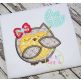 Owl Tulip Applique | Machine Embroidery Designs by JuJu