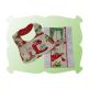 Dolly Bib and Burp Cloth Gift Set | Machine Embroidery Designs by JuJu