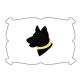German Sheppard Applique | Machine Embroidery Designs by JuJu