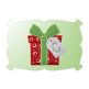 Gift Box Monogram Applique | Machine Embroidery Designs by JuJu
