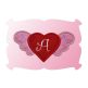 Monogrammed Heart with Wings Applique | Machine Embroidery Designs by JuJu