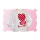 Sweetheart Raggy Edge Lollypop Applique | Machine Embroidery Designs by JuJu