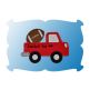 Football Truck Applique | Machine Embroidery Designs by JuJu