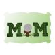 Golf Mom Applique | Machine Embroidery Designs by JuJu