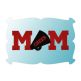 Cheer Mom Applique | Machine Embroidery Designs by JuJu