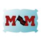 Color Guard Mom Applique | Machine Embroidery Designs by JuJu