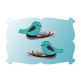 Bird Snap Clip Mini In The Hoop | Machine Embroidery Designs by JuJu