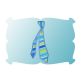 Neck Tie Applique | Machine Embroidery Designs by JuJu