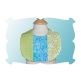 Pieced Baby Bib | Machine Embroidery Designs by JuJu