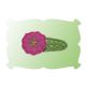 Tropical Flower Snap Clip Mini | Machine Embroidery Designs by JuJu