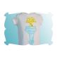 Korker Ribbon Liberty Torch Applique | Machine Embroidery Designs by JuJu