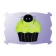 Lil Spider Cupcake Applique | Machine Embroidery Designs by JuJu