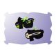 Witch Shoe Snap Clip Mini | Machine Embroidery Designs by JuJu