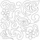 Paisley 4 End-to-End Quilting | Machine Embroidery Designs by JuJu