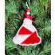 ITH Crazy Patch Ornament Santa Hat | Machine Embroidery Designs by JuJu