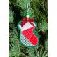 ITH Crazy Patch Ornament Stocking | Machine Embroidery Designs by JuJu