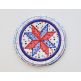 ITH Patriotic Coaster | Machine Embroidery Designs by JuJu