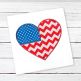 Patriotic Heart | Machine Embroidery Designs by JuJu