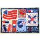 ITH Patriotic Placemat | Machine Embroidery Designs by JuJu
