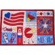 ITH Patriotic Placemat | Machine Embroidery Designs by JuJu