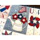 ITH Patriotic Table Runner | Machine Embroidery Designs by JuJu