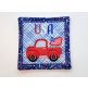 ITH Patriotic Truck Pot Holder | Machine Embroidery Designs by JuJu