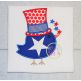 Patriotic Bird Applique | Machine Embroidery Designs by JuJu