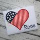 Patriotic Heart Applique | Machine Embroidery Designs by JuJu