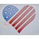 Patriotic Heart Sketch Embroidery | Machine Embroidery Designs by JuJu