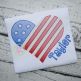 Patriotic Heart Sketch Embroidery | Machine Embroidery Designs by JuJu