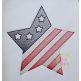Patriotic Star Sketch Embroidery | Machine Embroidery Designs by JuJu