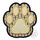 Paw Print Double Applique | Machine Embroidery Designs by JuJu