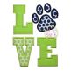 Paw Print LOVE Applique | Machine Embroidery Designs by JuJu