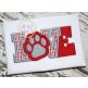 Paw Print Love 2 Applique | Machine Embroidery Designs by JuJu