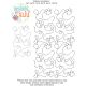 Paw Prints and Bones End-to-End Quilting | Machine Embroidery Designs by JuJu