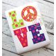 Peace Sign LOVE Applique | Machine Embroidery Designs by JuJu