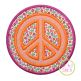 Peace Patch Applique | Machine Embroidery Designs by JuJu