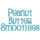 Peanut Butter Smoothies Embroidery Font Machine Embroidery Designs by JuJu