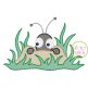 Peeking Ant Sketch Embroidery | Machine Embroidery Designs by JuJu