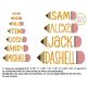 Pencil Name Frame Embroidery | Machine Embroidery Designs by JuJu